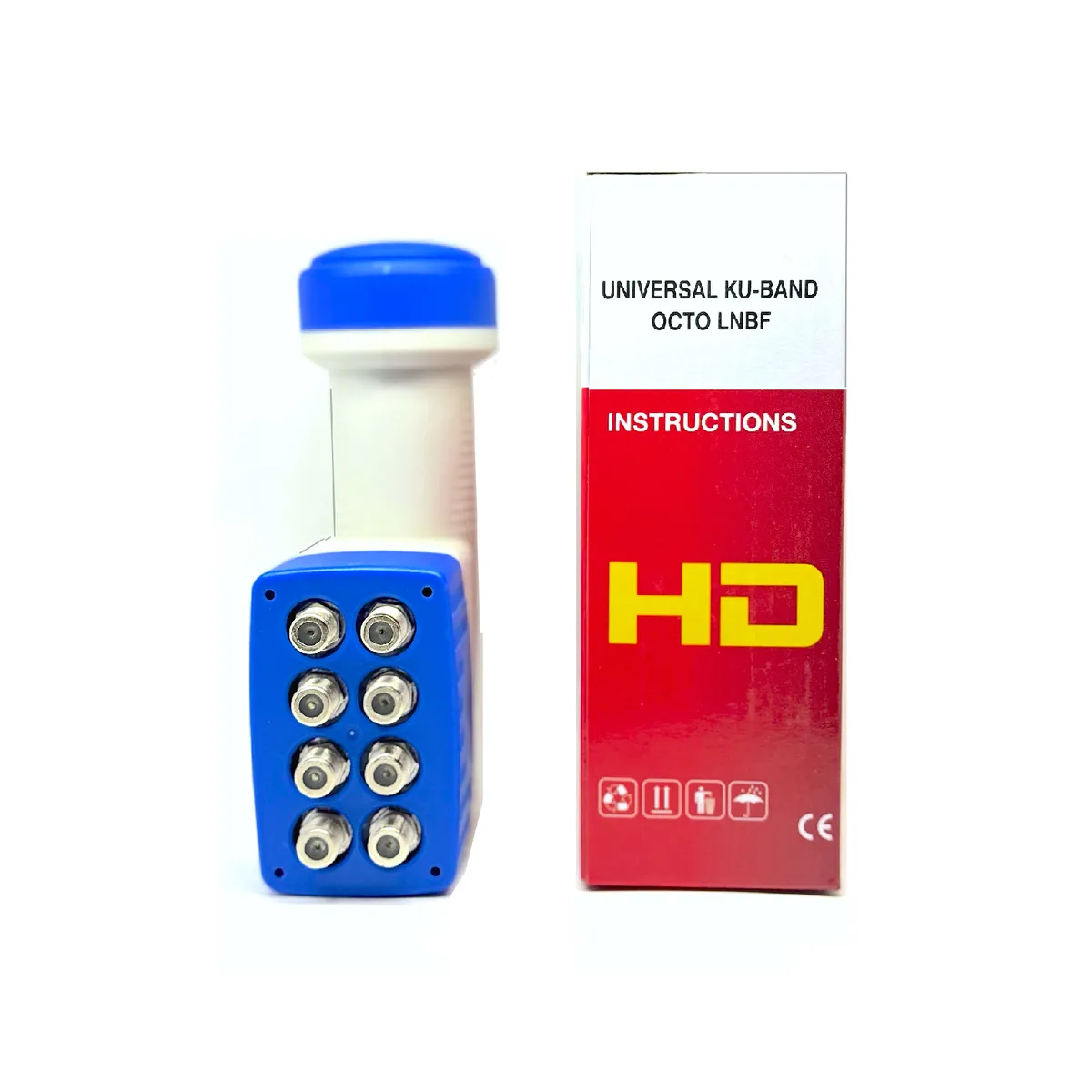 SAT PCS - Lnb 8 Salidas Banda KU HDMISAT 0.1dB NF para Antena parabolica KU