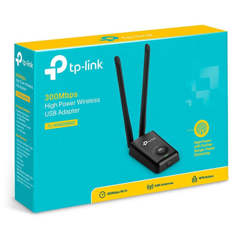 TP LINK - TP-Link Adaptador Usb Inalámbrico TL-WN8200ND 300Mbps