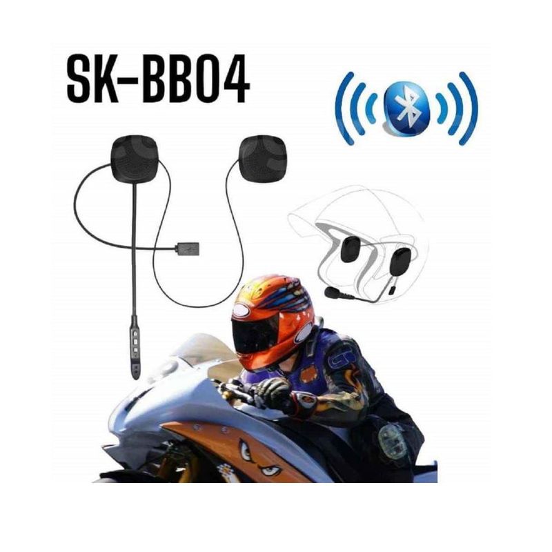 GENERICO - Audífonos Bluetooth para Casco De Moto Auriculares Handsfree