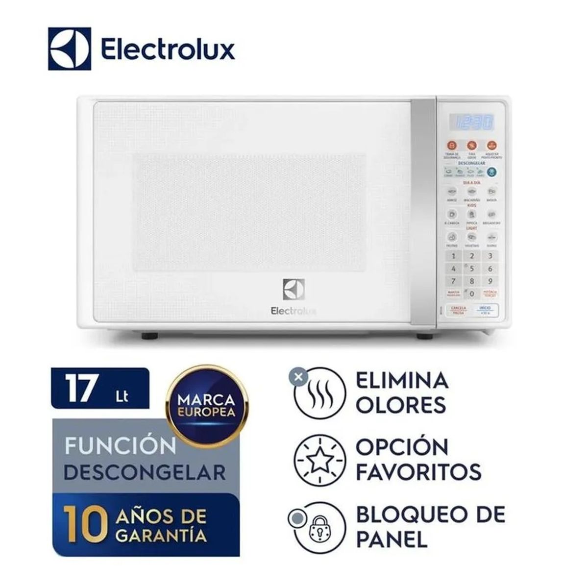 GENERICO - Microondas Electrolux 17L Blanco  EMDO17S2GSRUW