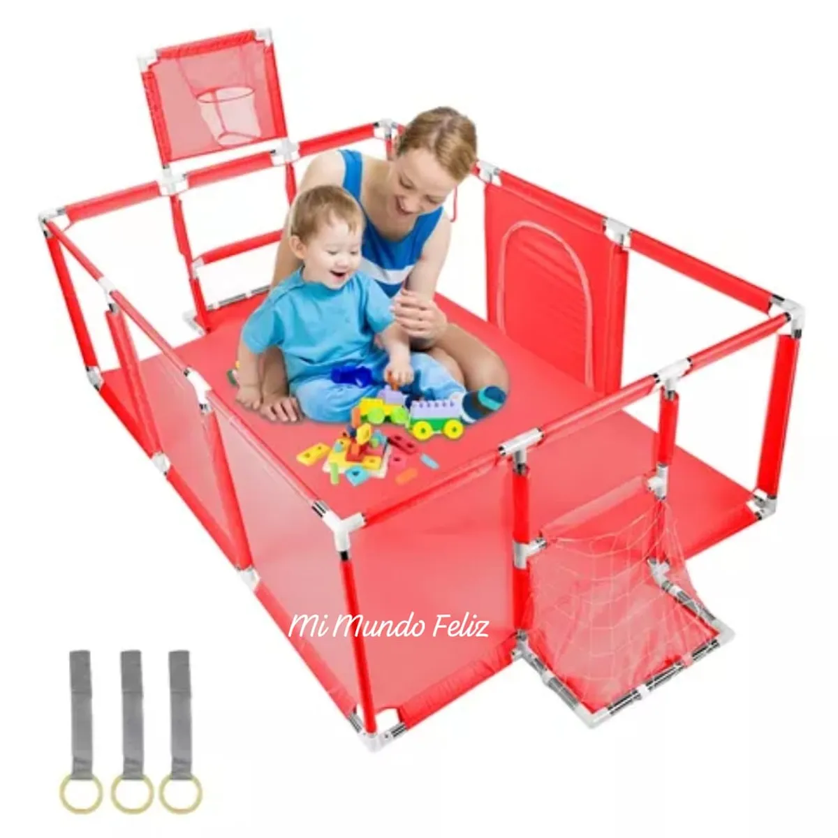 GENERICO - Corral Corralito para Niños Bebe Didactico Red