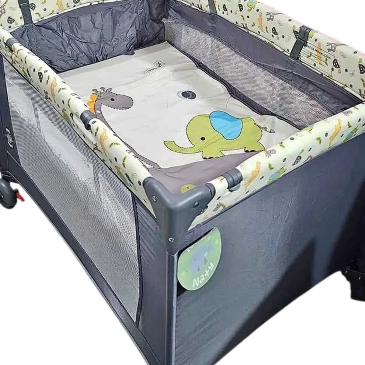 GENERICO - Corral para Bebe y Niños Plegable Para Bebe 2 Niveles Zoo