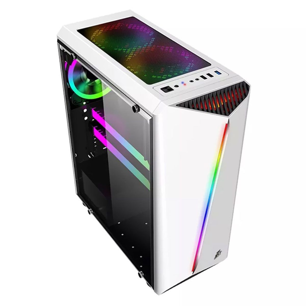 1ST PLAYER - Case Gamer 1st Player R3 White USB 30 HD Audio