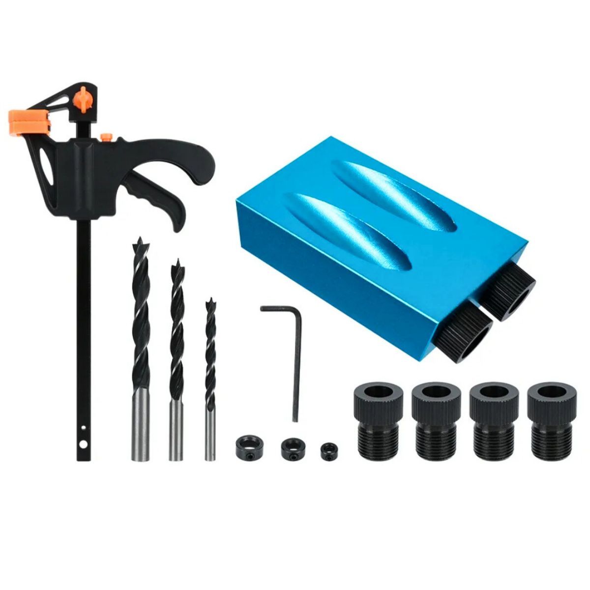 GENERICO - Guía de Perforación para Agujeros Inclinados - para Carpintería