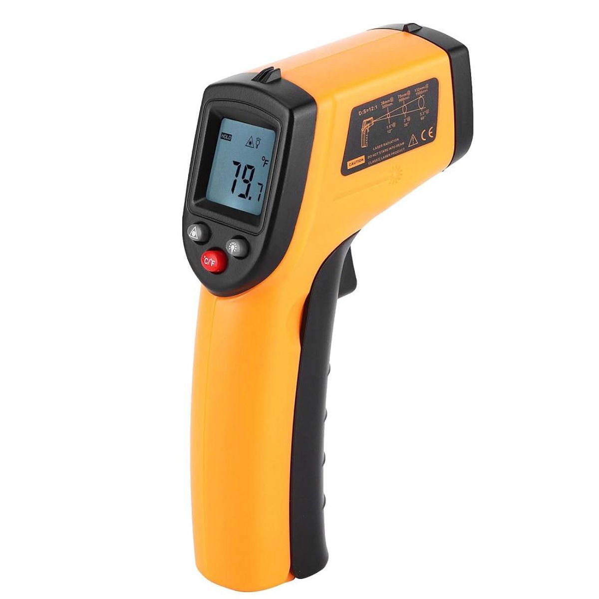 GENERICO - Termómetro Pirómetro Digital a Laser Infrarrojo