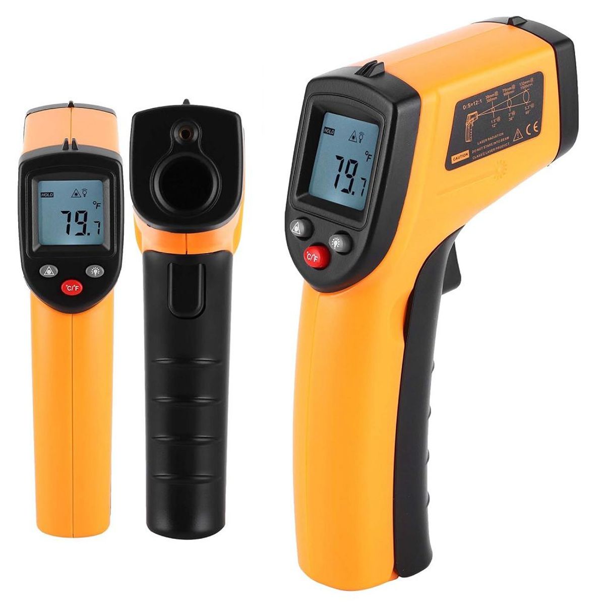 GENERICO - Termómetro Pirómetro Digital a Laser Infrarrojo