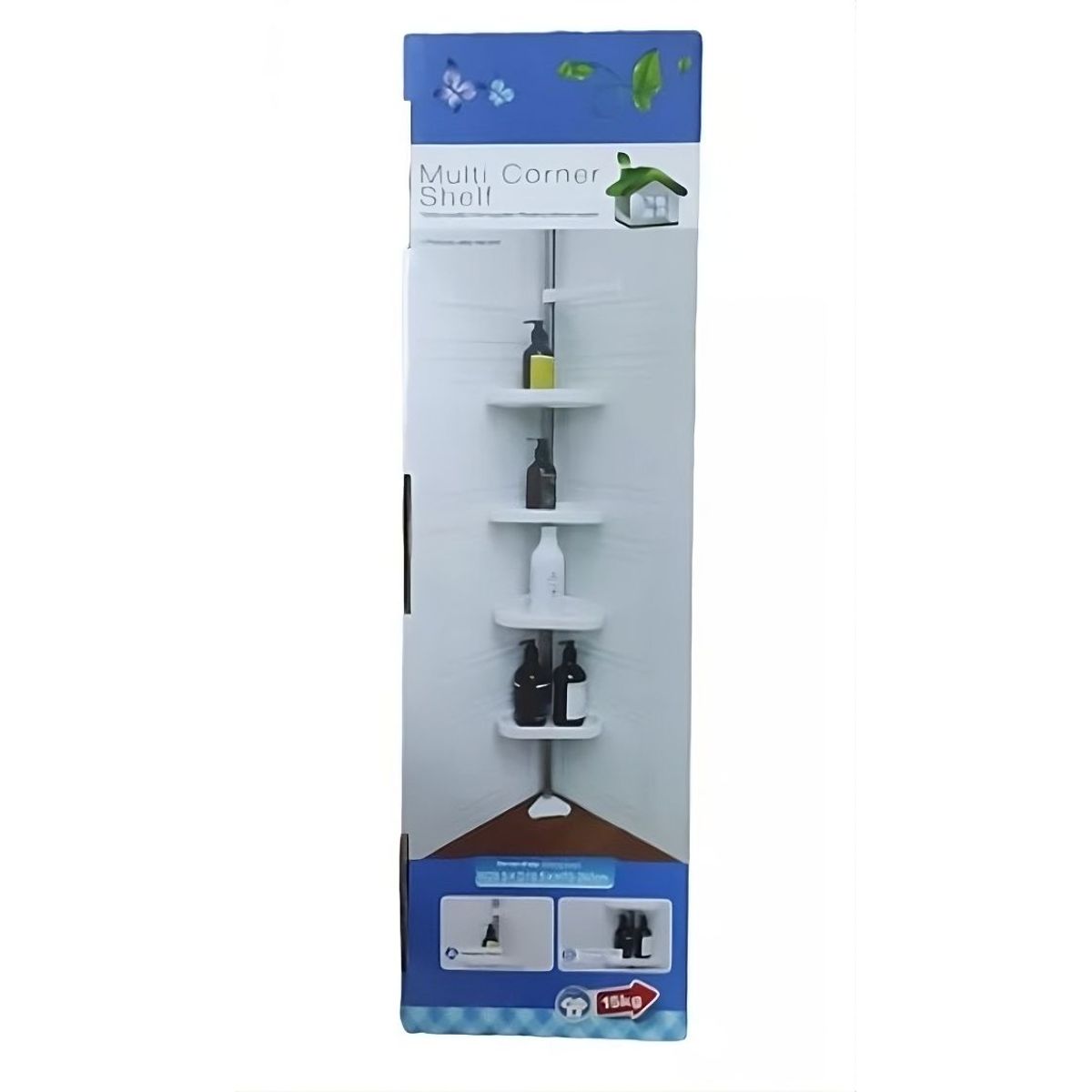 GENERICO - Esquinero/Organizador de Baño 4 Niveles Regulable