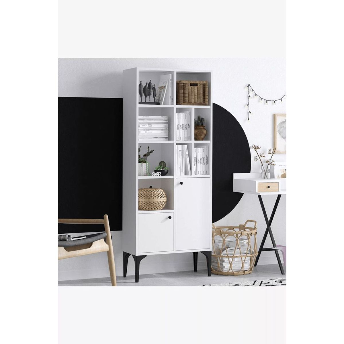 TU MESITA - Librero Organizador Dorothy color Blanco TU MESITA