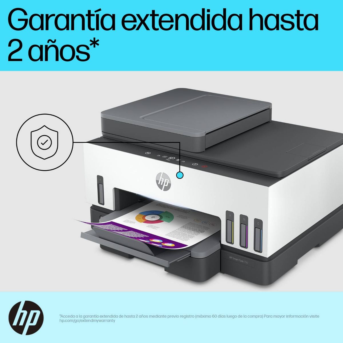 HP - Impresora Multifuncional HP Smart Tank 750 Tinta Continua Color Wi-Fi