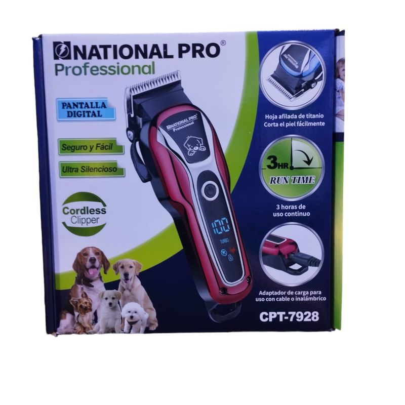 GENERICO - Maquina de Mascota National Pro Digital CPT-7928