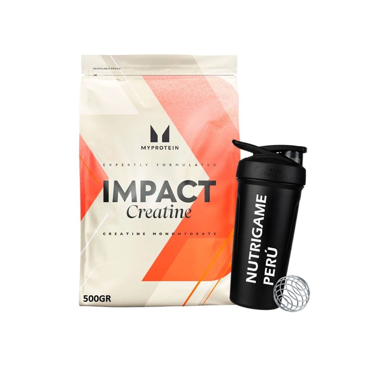 MYPROTEIN - Creatina Monohidratada Myprotein 500 Gr +Shaker