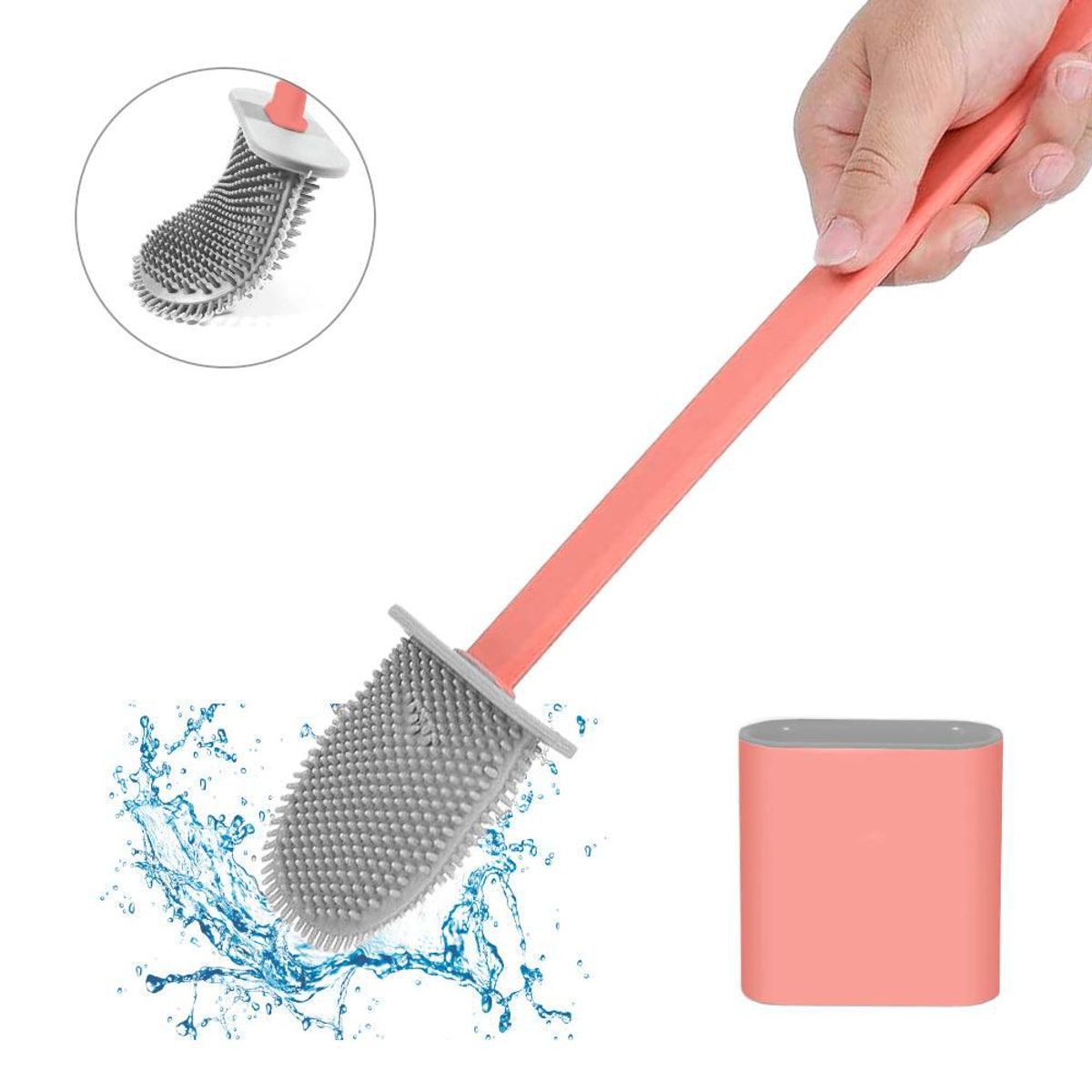 GENERICO - CEPILLO DE SILICONA FLEXIBLE