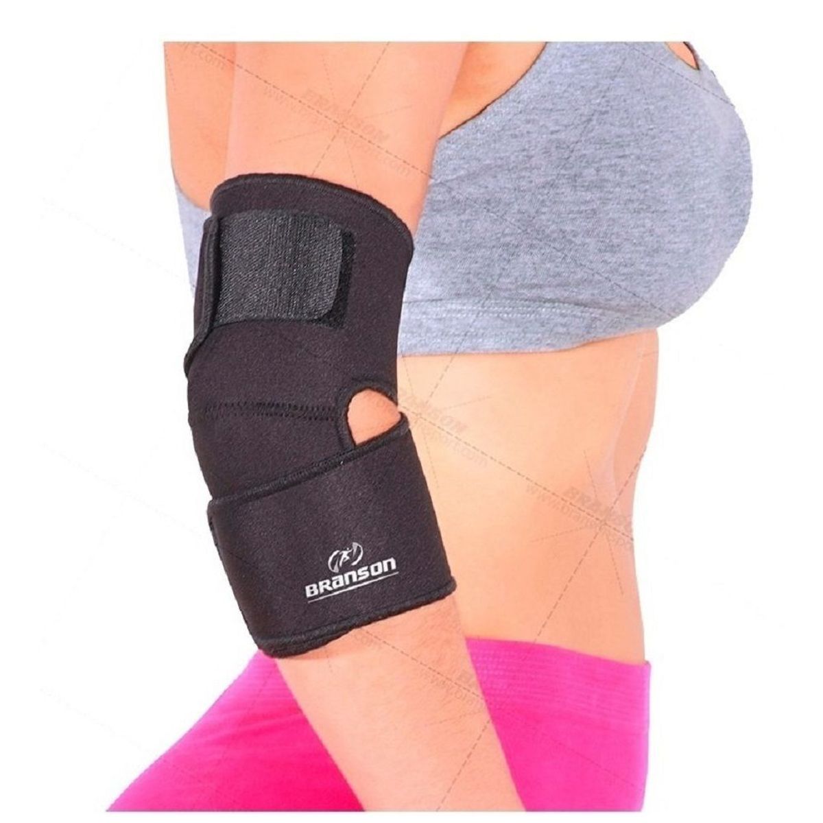 BRANSON - Codera velcro Branson negro Talla L