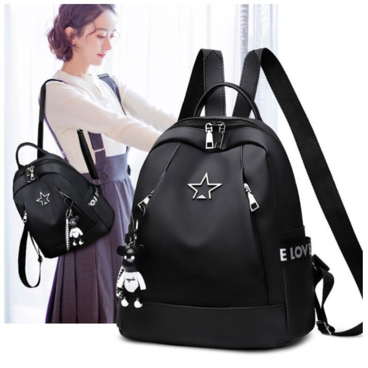 GENERICO - Mochila bolso Estrella Love