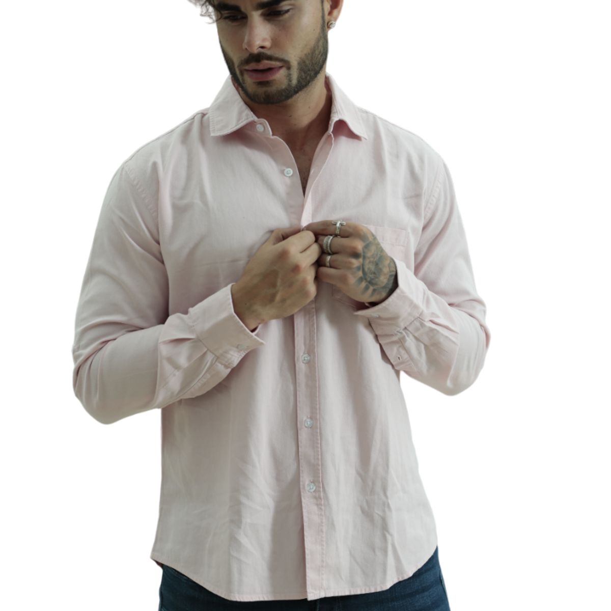 ZOHAR - Camisa para hombre - Sebastian Snaax - PALO ROSA