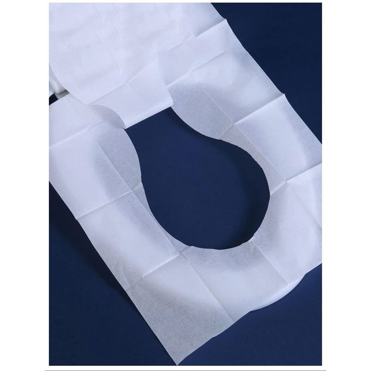 GENERICO - PROTECTOR DE CUBIERTA DE ASIENTO PARA BAÑO DESECHABLE 10 PZ