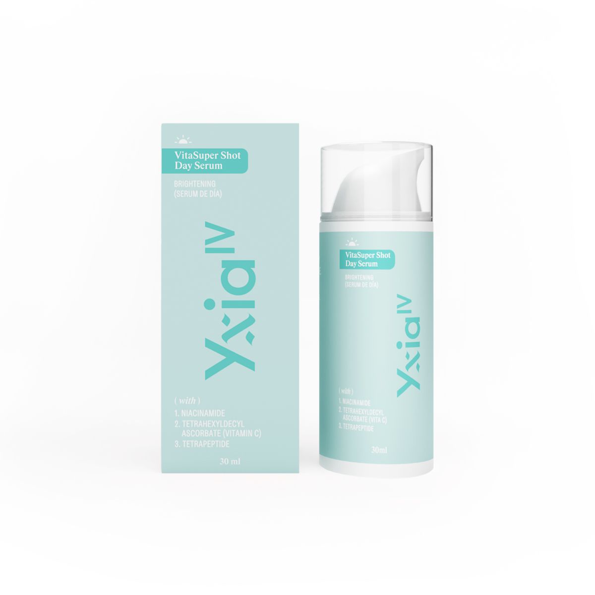YXIA IV NATURAL BEAUTY - Serum de dia Antimanchas con Vitamina C  Niacinamida y Tetrapeptidos