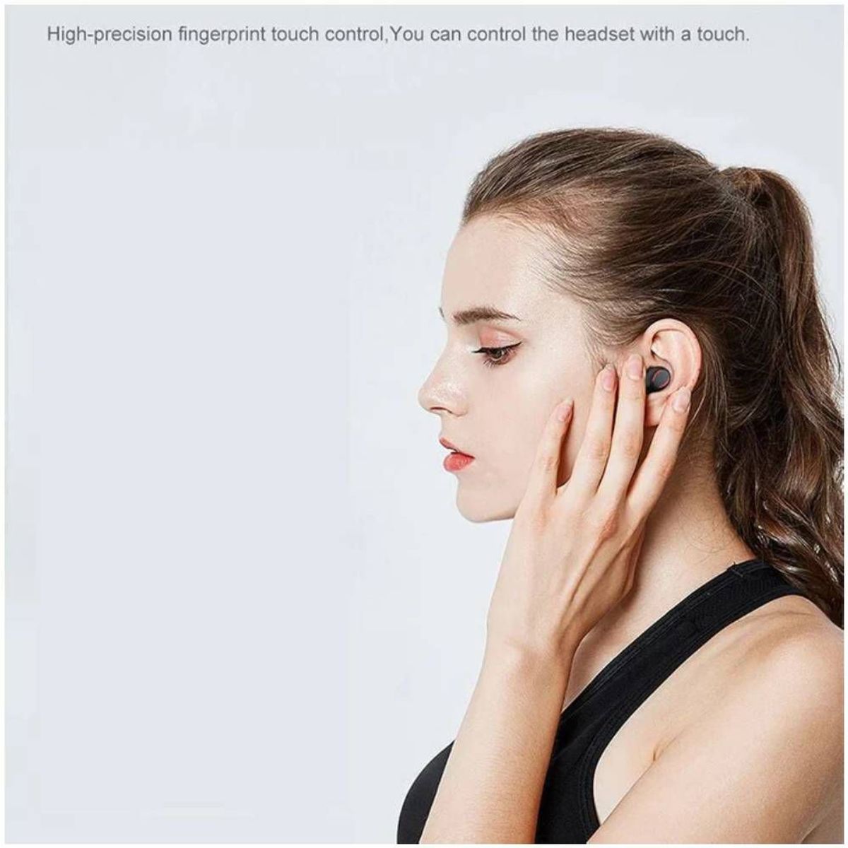 LENOVO - Audifono Bluetooth Lenovo TG01 Tws Powerbank - Negro