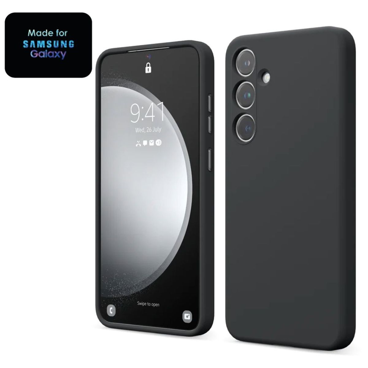 GENERICO - Silicone Case Samsung S24 Plus Con Marca