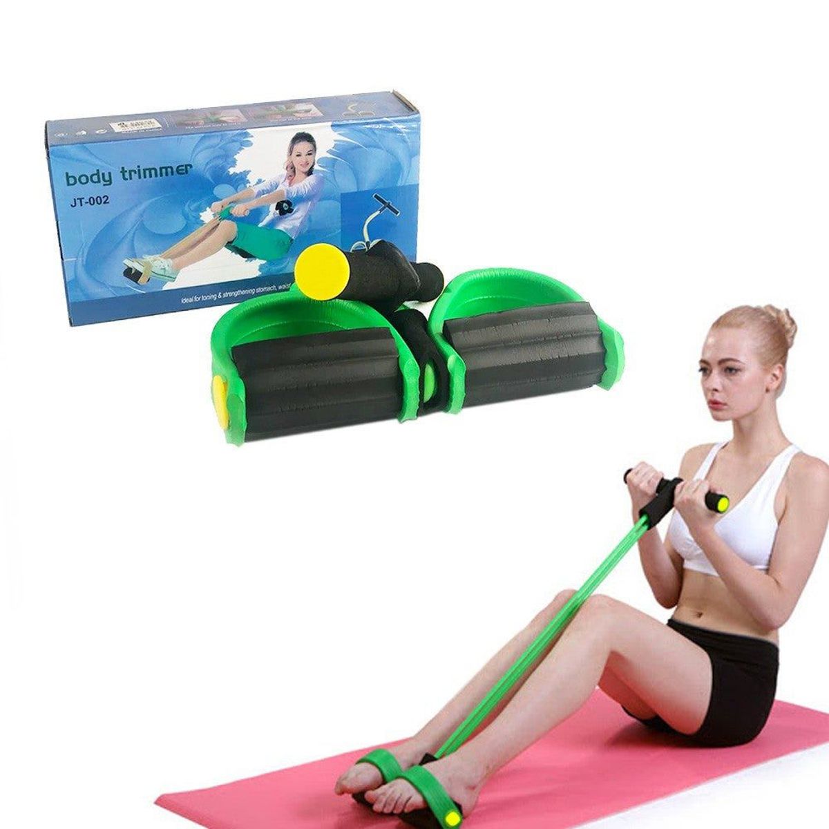 OEM - 1 Ejercitador De abdominal y Piernas Tummy Trimmer Y Pedales