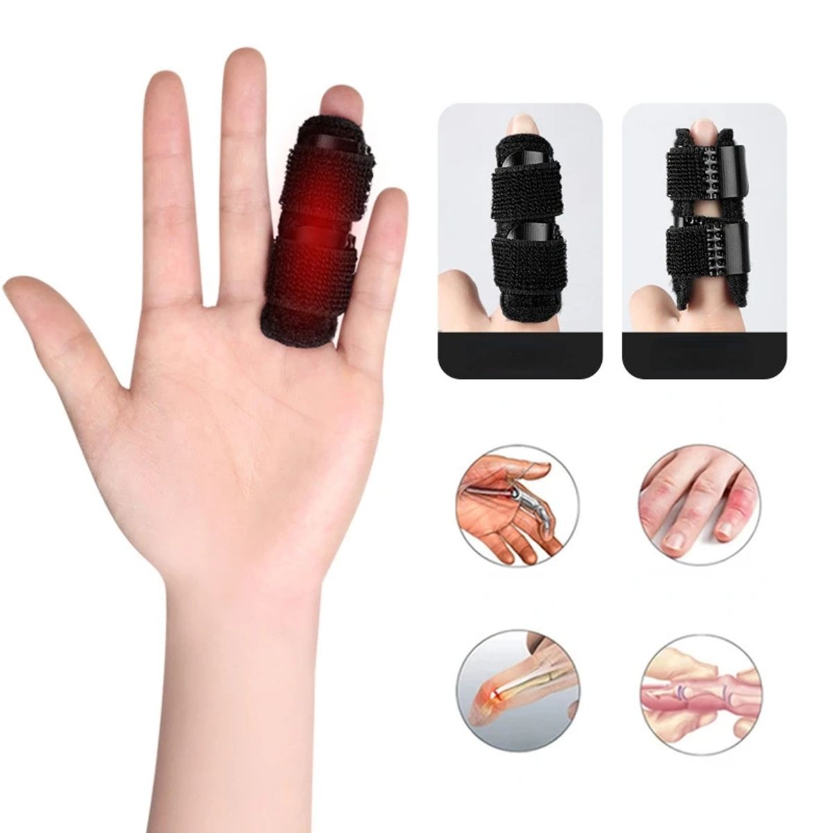 GENERICO - Ferula Para Lesiones y Fracturas en los Dedos calidad A1