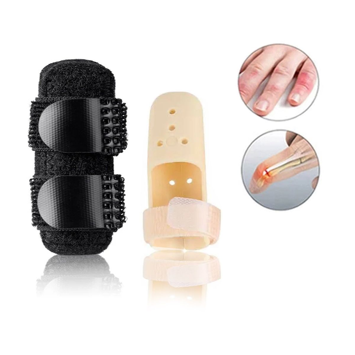 GENERICO - Ferula Para  Fracturas en los Dedos inmovilizador 2 UND