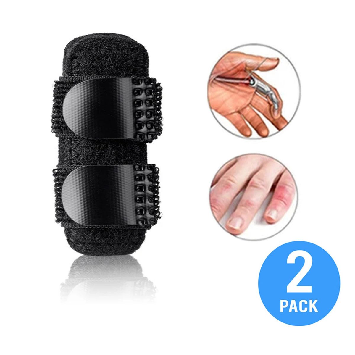 GENERICO - Ferula Para Lesiones y Fracturas en los Dedos inmovilizador 2 UND