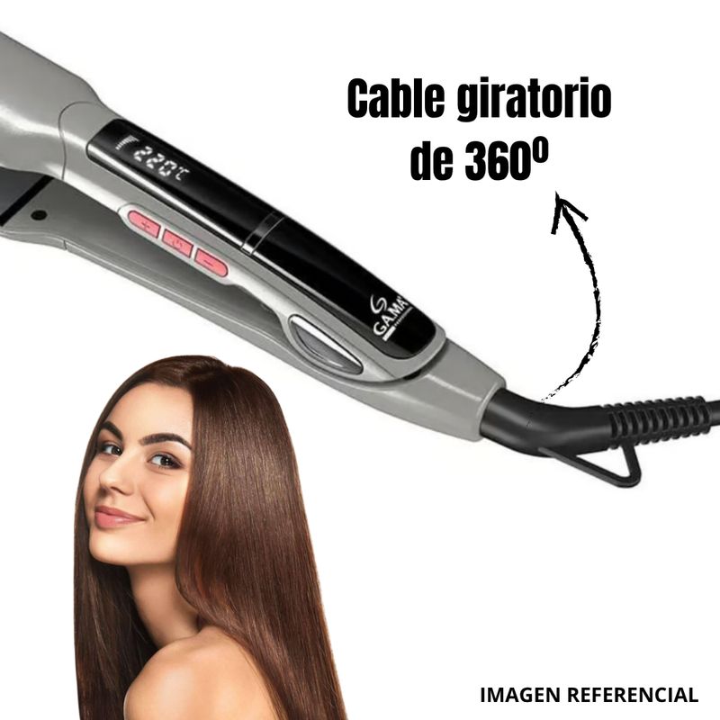 Alisadora Gama Titan Plancha Secador De Cabello Gama Titan Keratin
