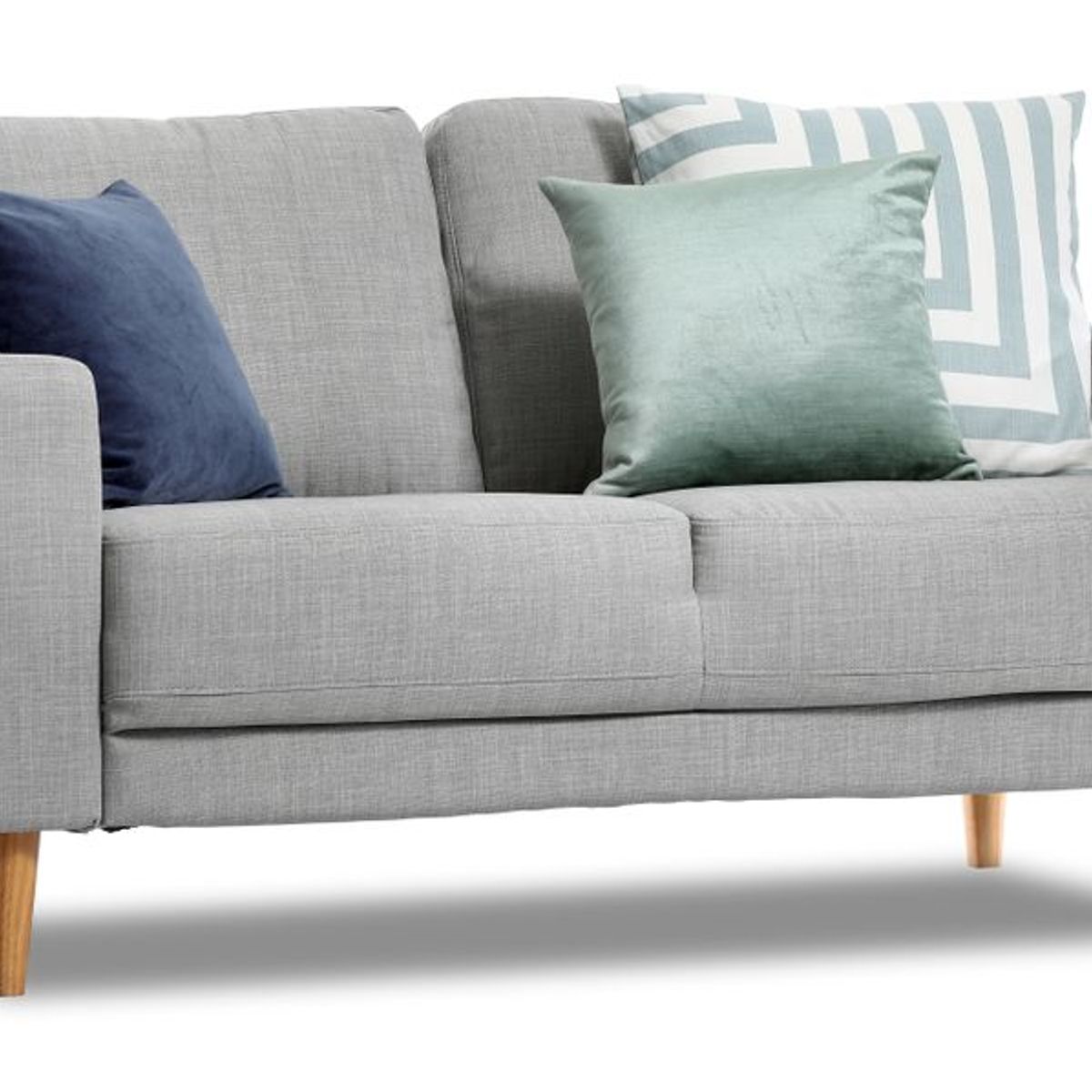 HOME PREMIUM - Sofá 2 Cuerpos Libra Plata