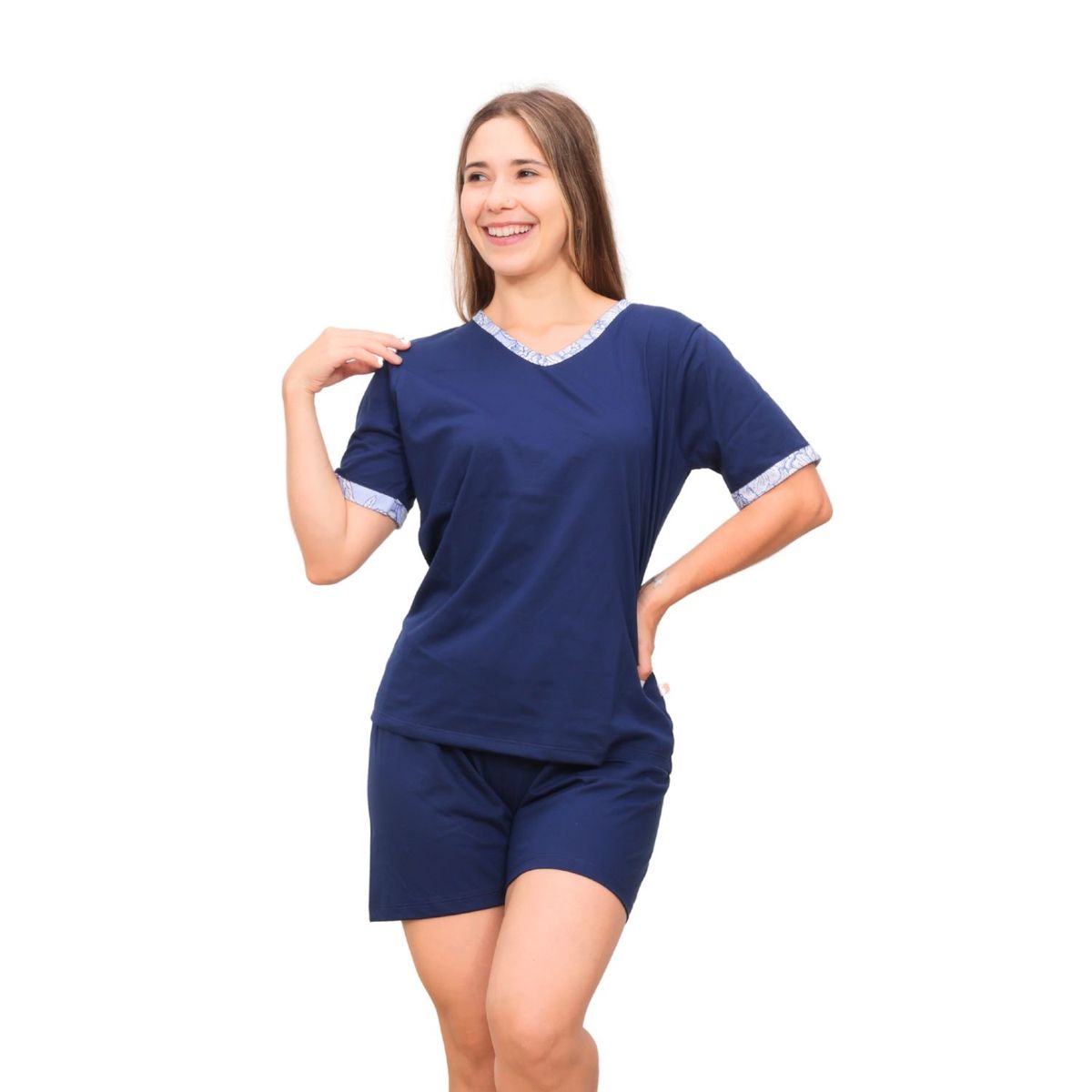 GENERICO - Pijama Simple Fresh Azul - Inga Pijamas