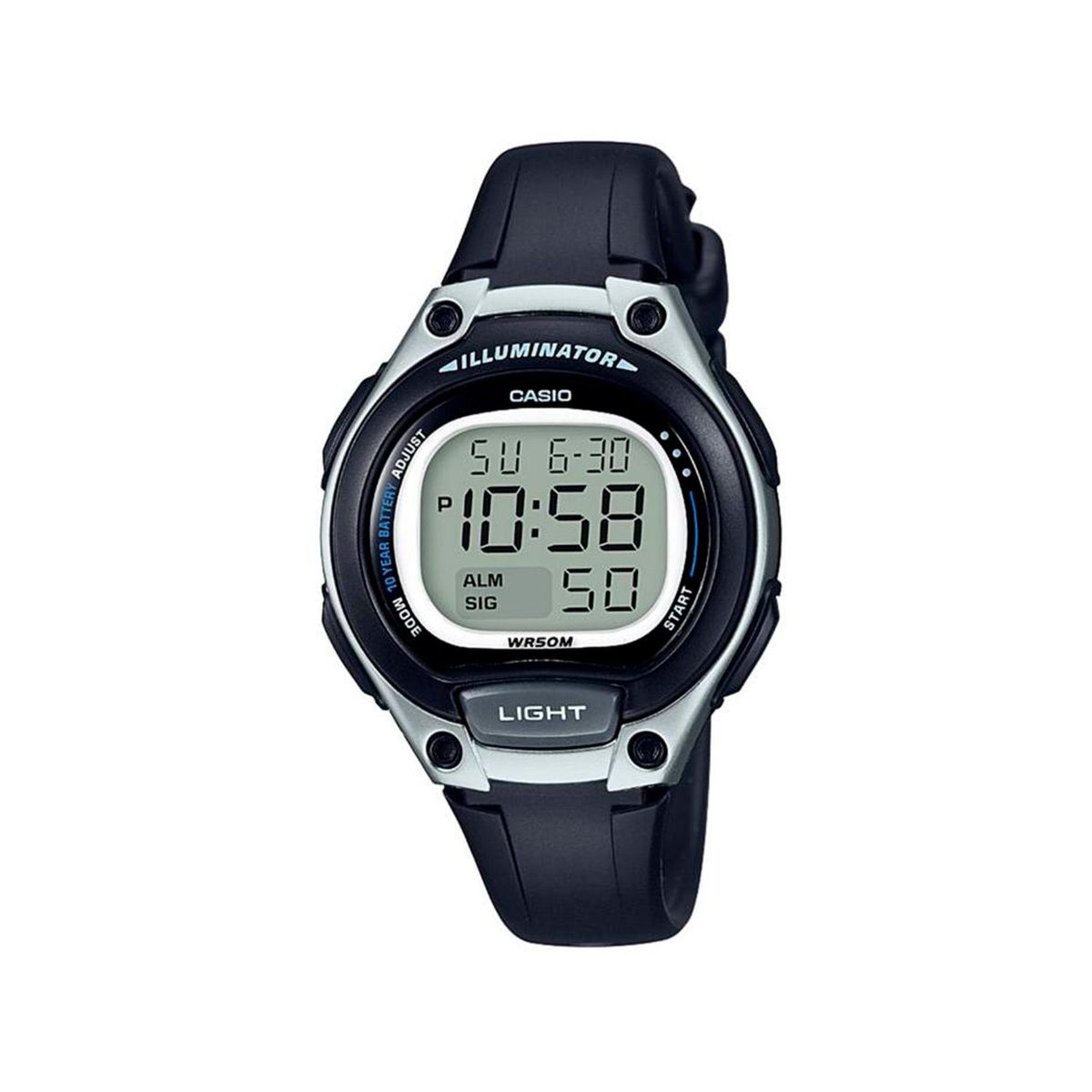 CASIO - RELOJ DIGITAL MUJER LW-203-1A CASIO