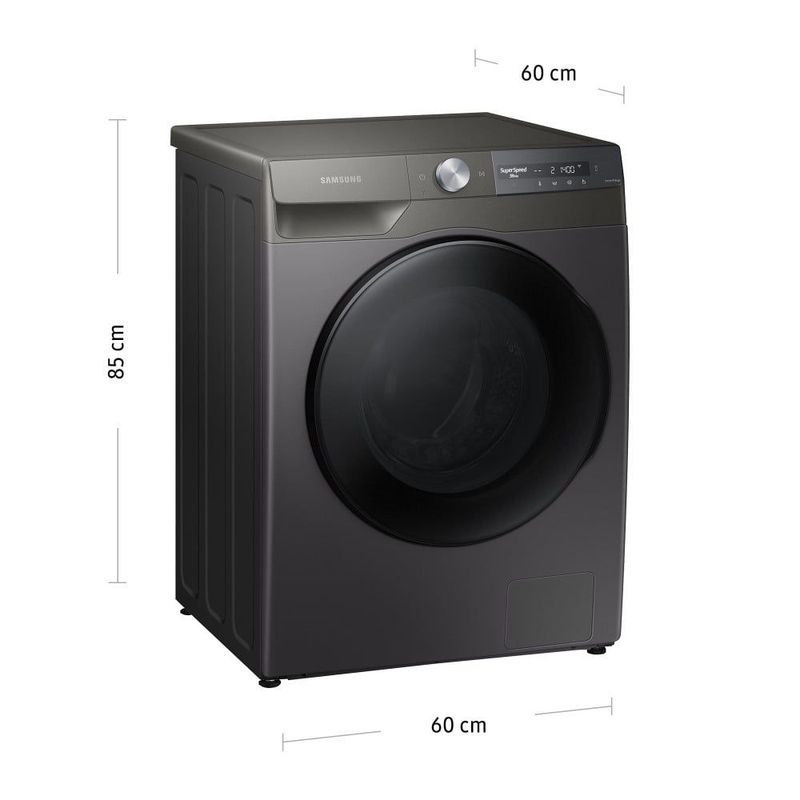 SAMSUNG - Lavaseca SAMSUNG Carga Frontal 125Kg  7Kg WD12T704DBNPE Inox
