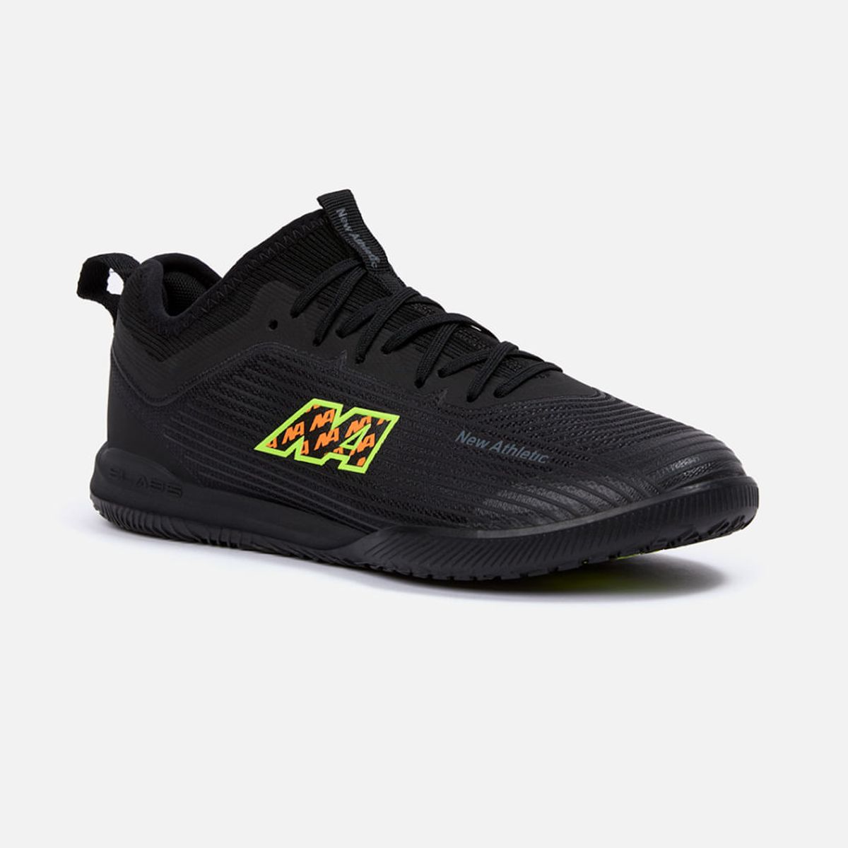 NEW ATHLETIC - ZAPATILLAS NEW ATHLETIC FOOTBALL SLABS41 NEGRO CON NARANJA PARA HOMBRE
