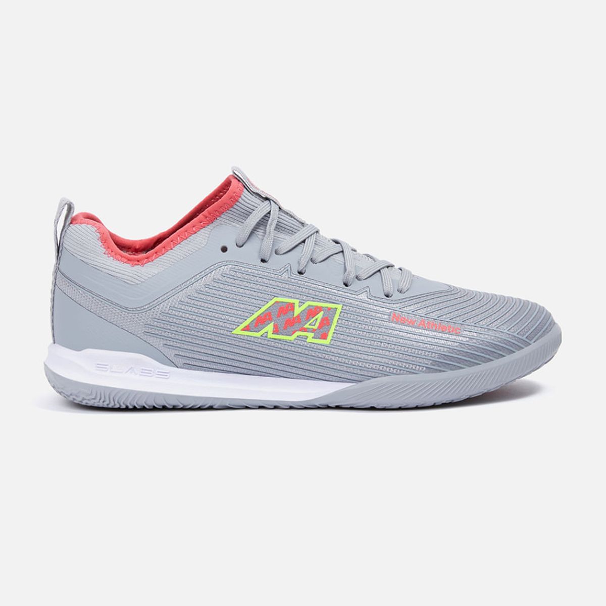 NEW ATHLETIC - ZAPATILLAS NEW ATHLETIC FOOTBALL SLABS41 GRIS CON CORAL PARA HOMBRE