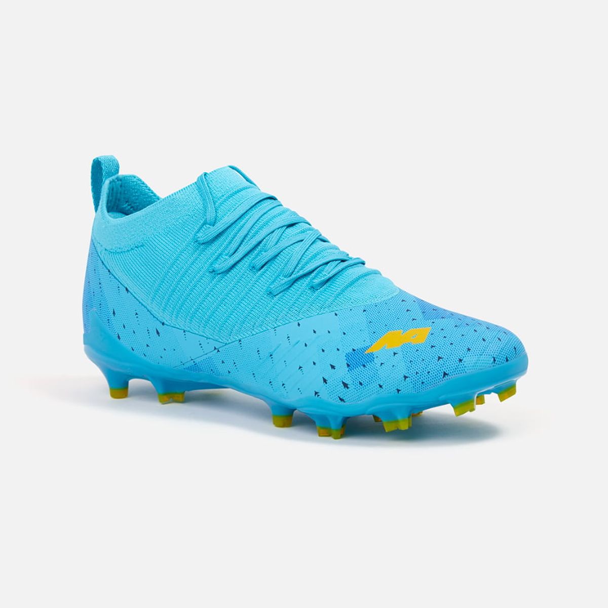 NEW ATHLETIC - ZAPATILLAS NEW ATHLETIC FOOTBALL SLABS68 CELESTE CON AMARILLO JUVENIL