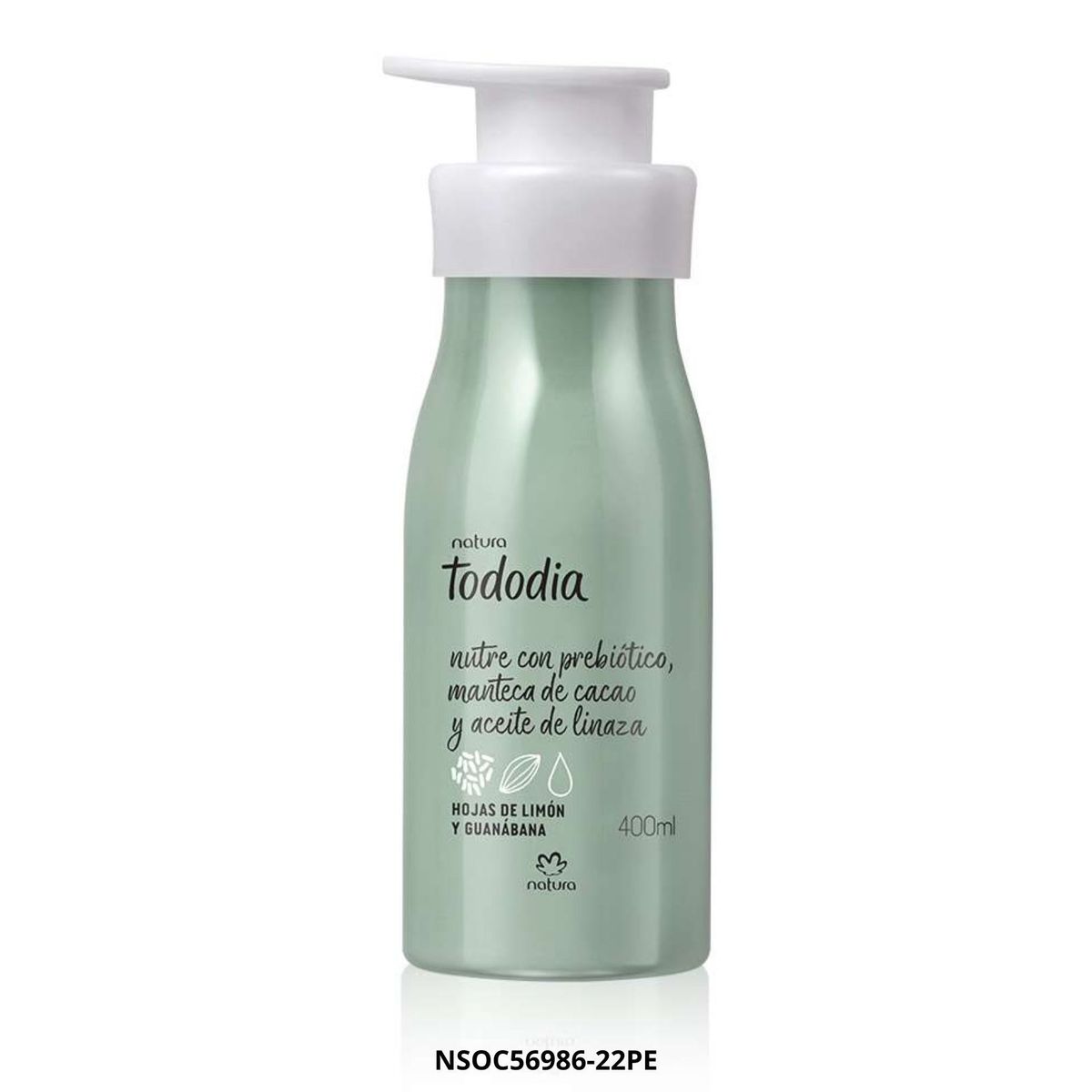 NATURA - Tododia Crema Hidratante para Cuerpo Hojas de Limón y Guanábana 400 ml