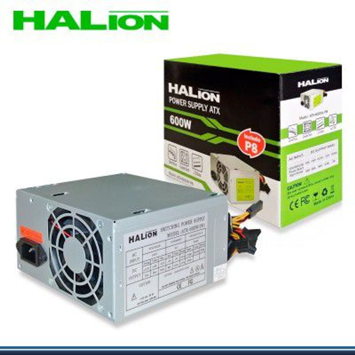 HALION - FUENTE DE PODER HALION MICRO ATX-600W