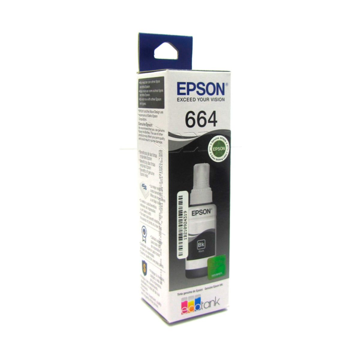 EPSON - Tinta epson T664 color Negro serie L original