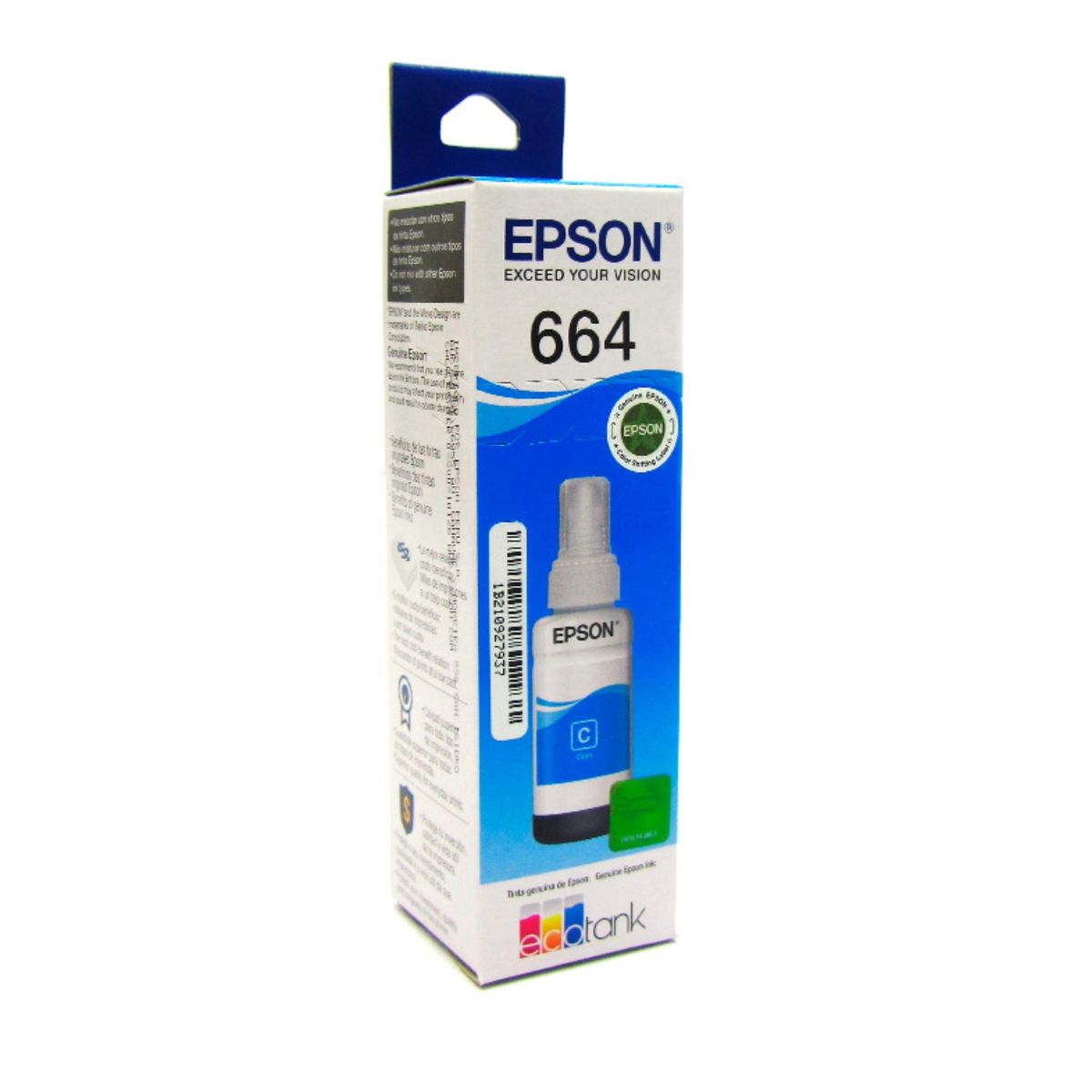 EPSON - Tinta epson T664 color Cyan serie L original
