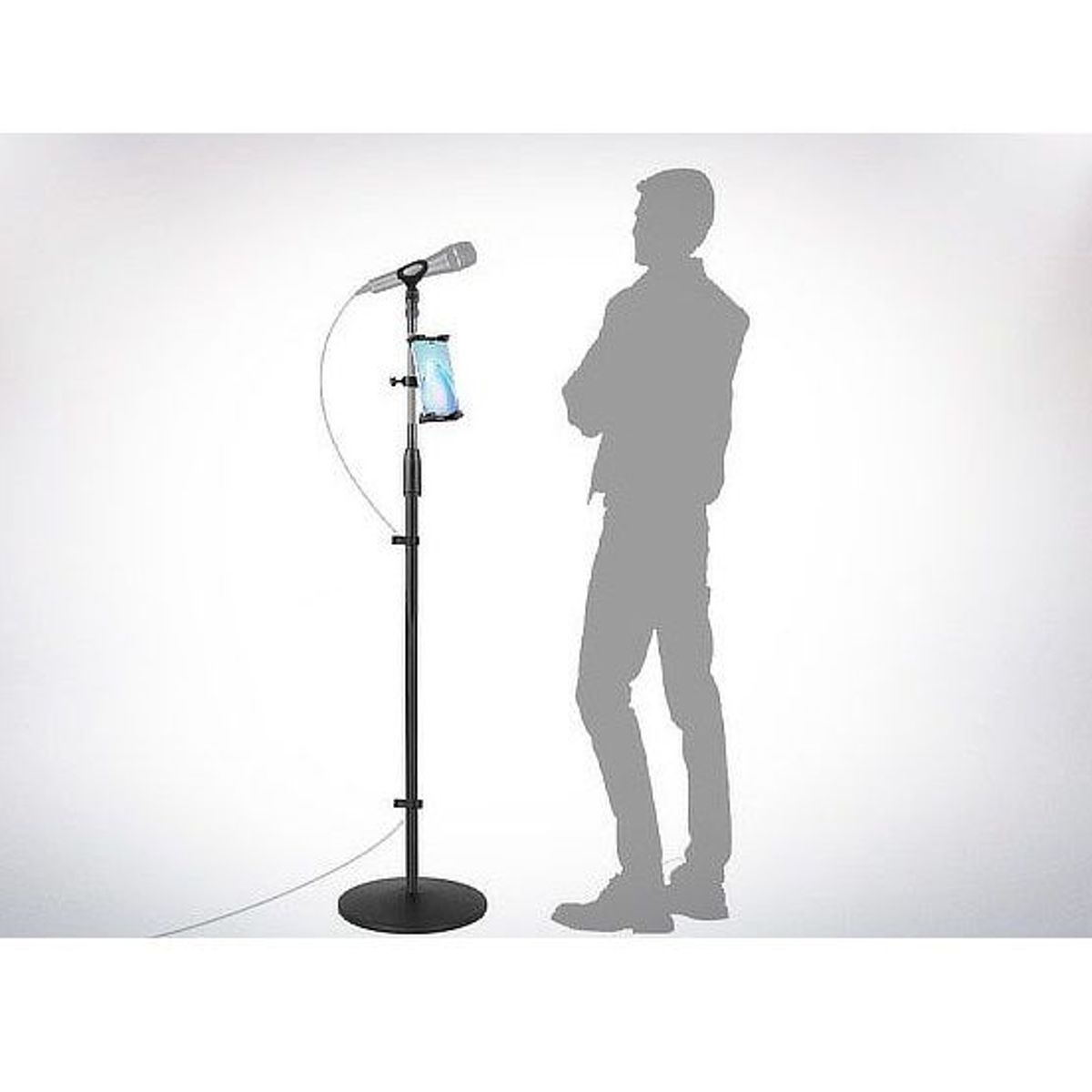 GENERICO - Holder Sujetador de Celulares para Atril Parantes