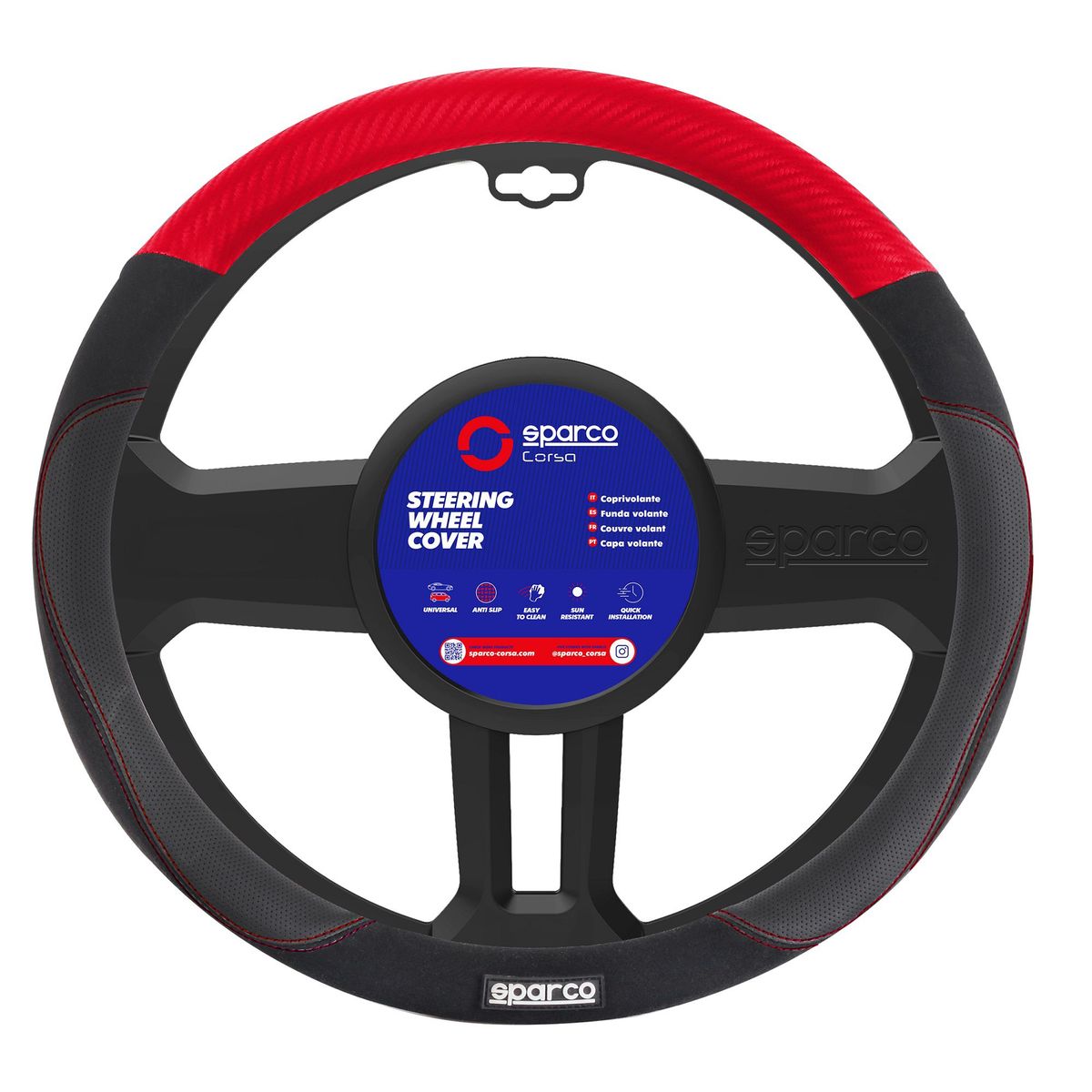 SPARCO - Forro De Timon Gamusa Universal Sparco