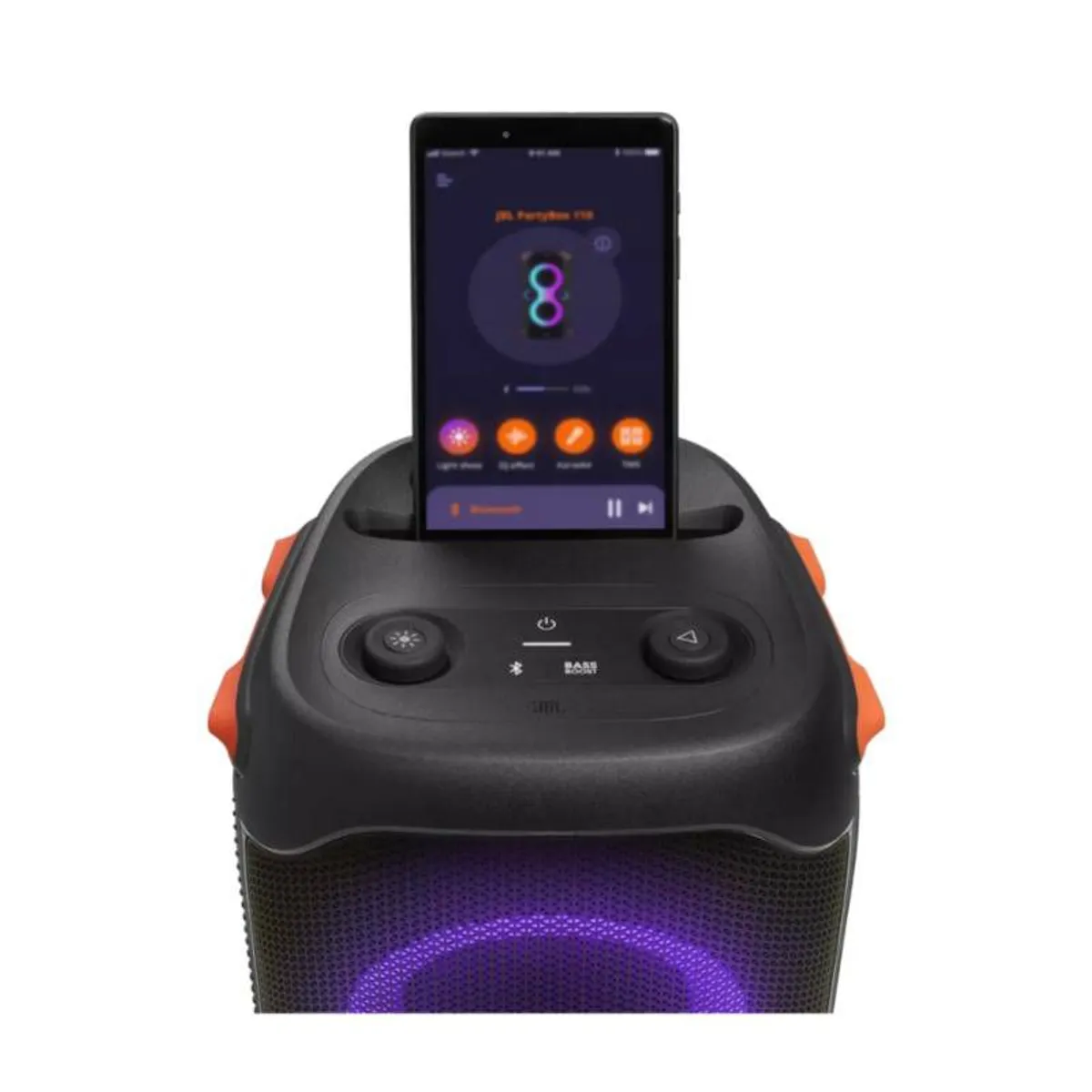JBL - Parlante Bluetooth JBL PartyBox 110 IPX4 con hasta 12 horas de batería