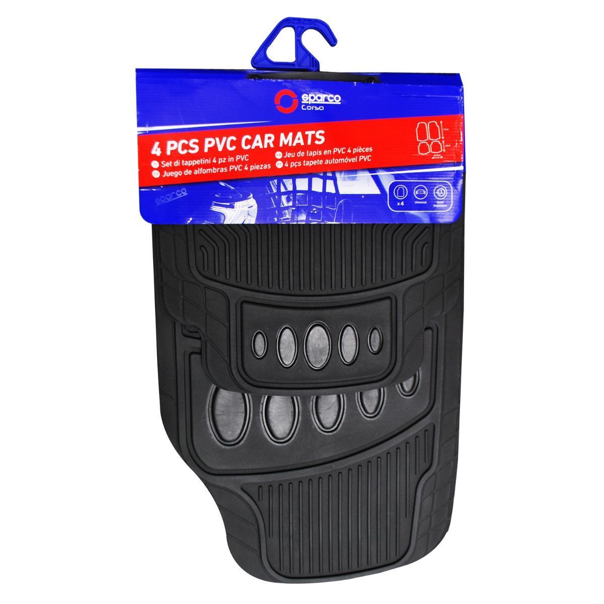 SPARCO - Piso Alfombra Auto Camioneta Sparco