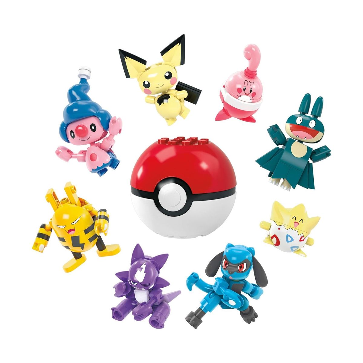 POKEMON - Mega Pokemon Togepi Pichu Happiny Munchlax Riolet