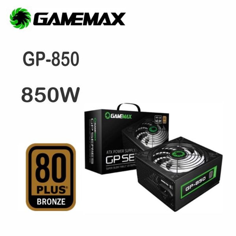 GAMEMAX - FUENTE DE PODER GAMEMAX GP-850W 80PLUS BRONZE