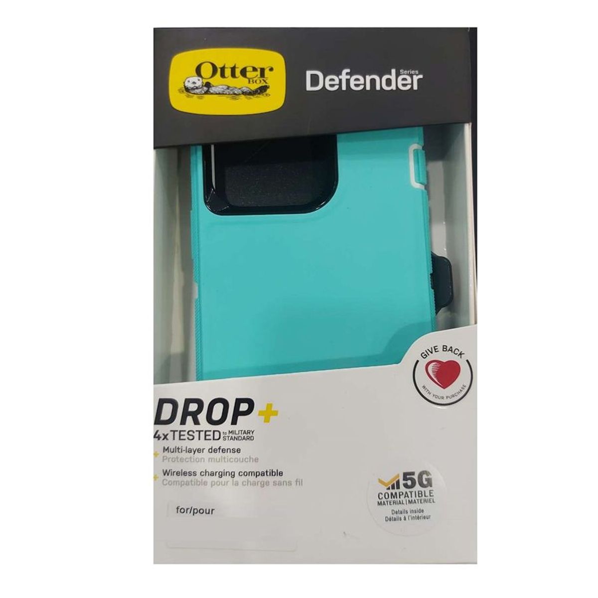 OTTERBOX - Funda Otterbox Defender para iPhone 15 Pro - Celeste