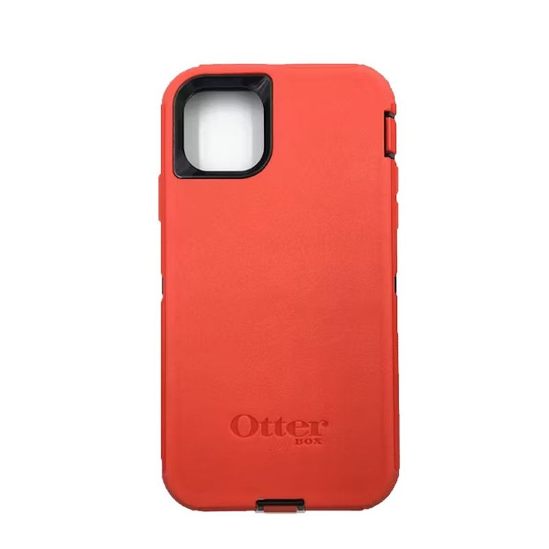 OTTERBOX - Funda Otterbox Defender para iPhone 15 Pro Max - Rojo