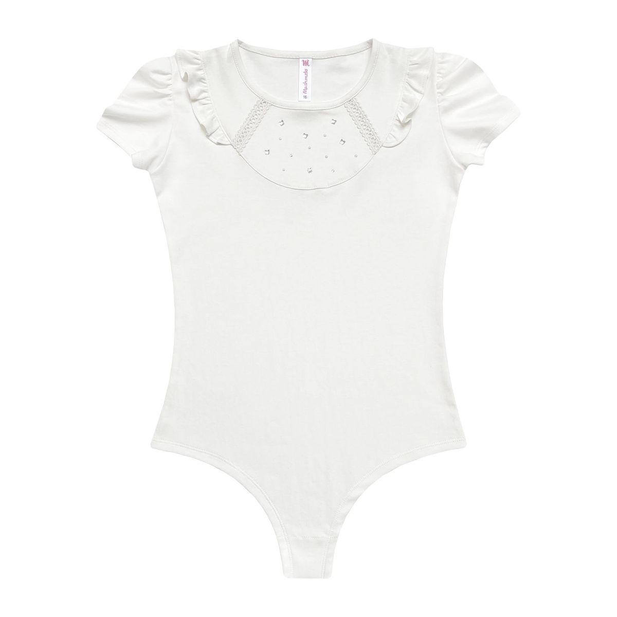 KIDS MASHMELO - BODY NIÑA ALGODÓN MANGA CORTA KIDS MASHMELO