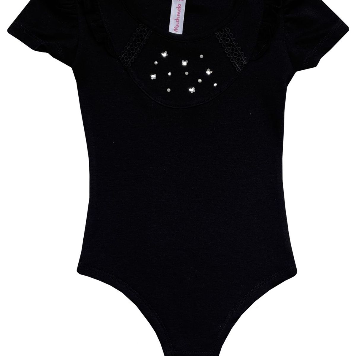 KIDS MASHMELO - BODY NIÑA ALGODÓN MANGA CORTA KIDS MASHMELO