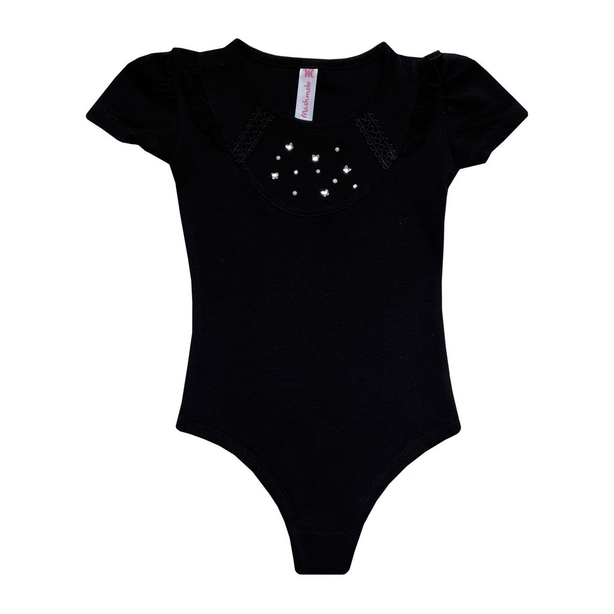 KIDS MASHMELO - BODY NIÑA ALGODÓN MANGA CORTA KIDS MASHMELO